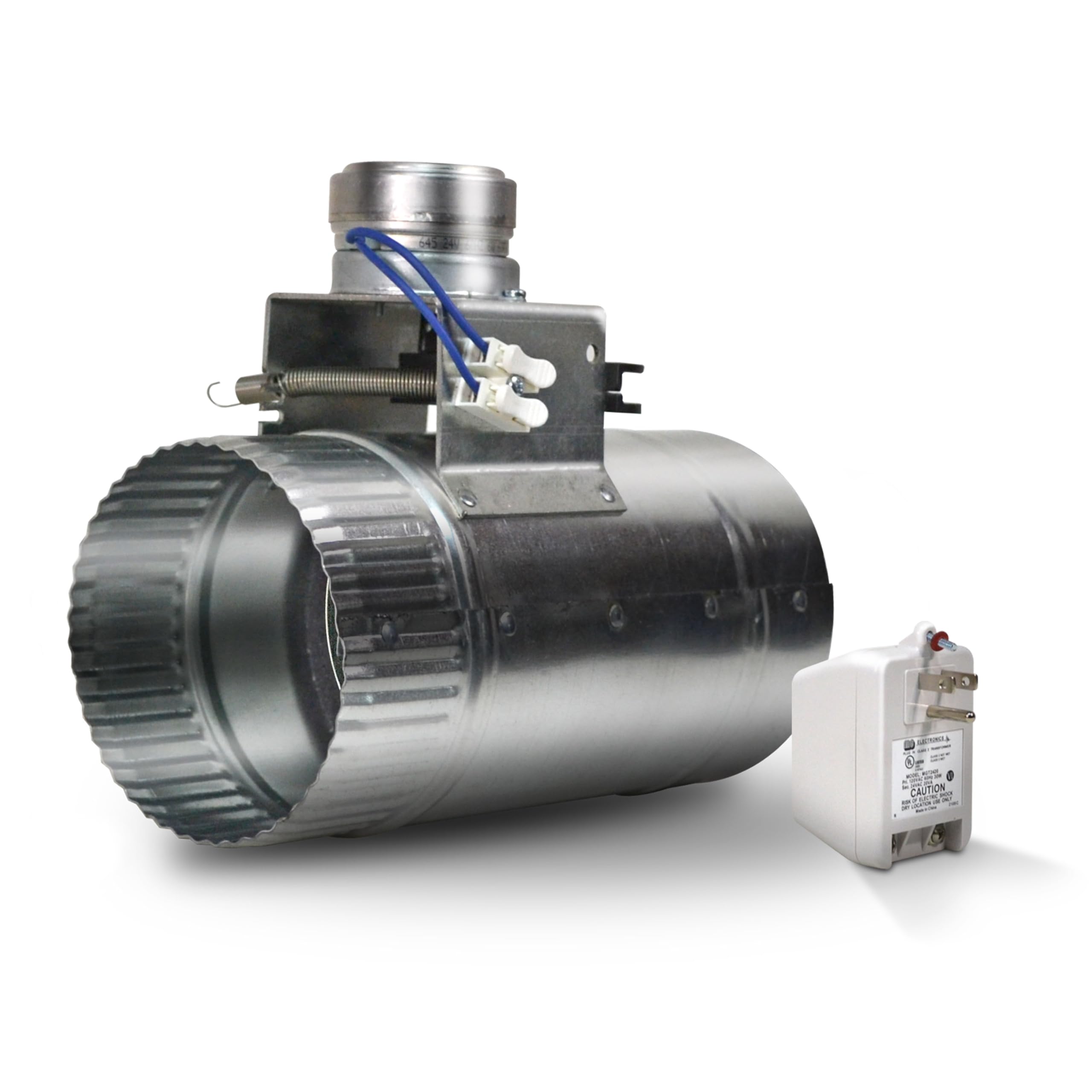 Suncourt ZoneMaster 4-Inch Normally Open Motorized Damper — Power